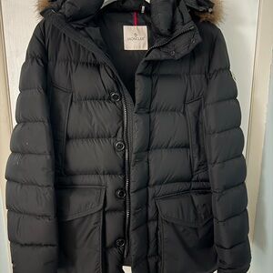 Moncler Black Puffer Jacket